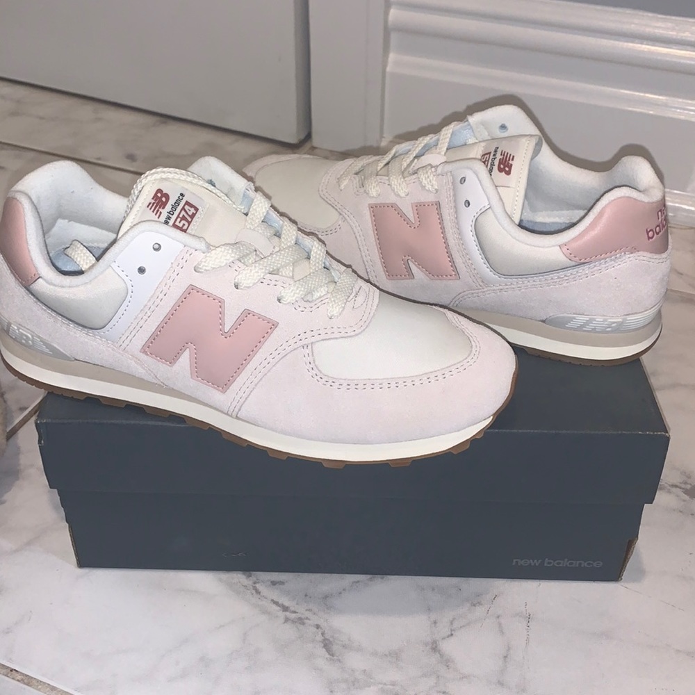 New balance 574 beige/white sneakers